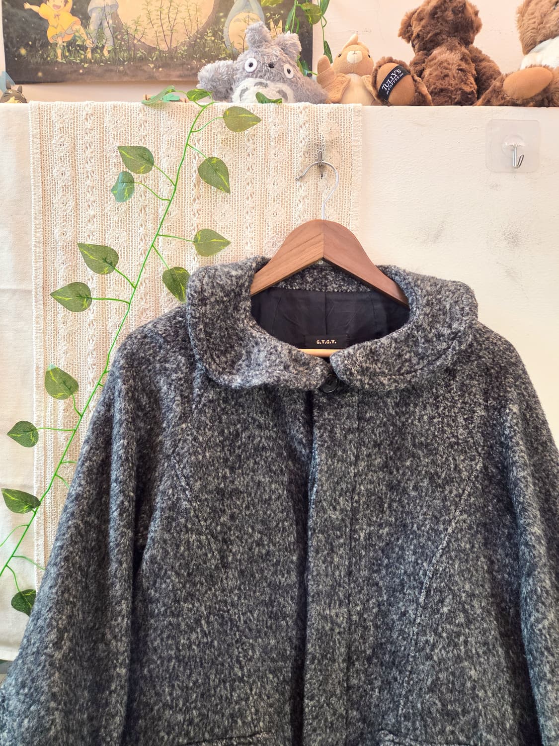 알파카 포켓 카라 코트 상품이미지2