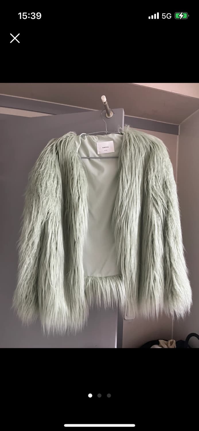 그린 연두 퍼자켓 상품이미지1