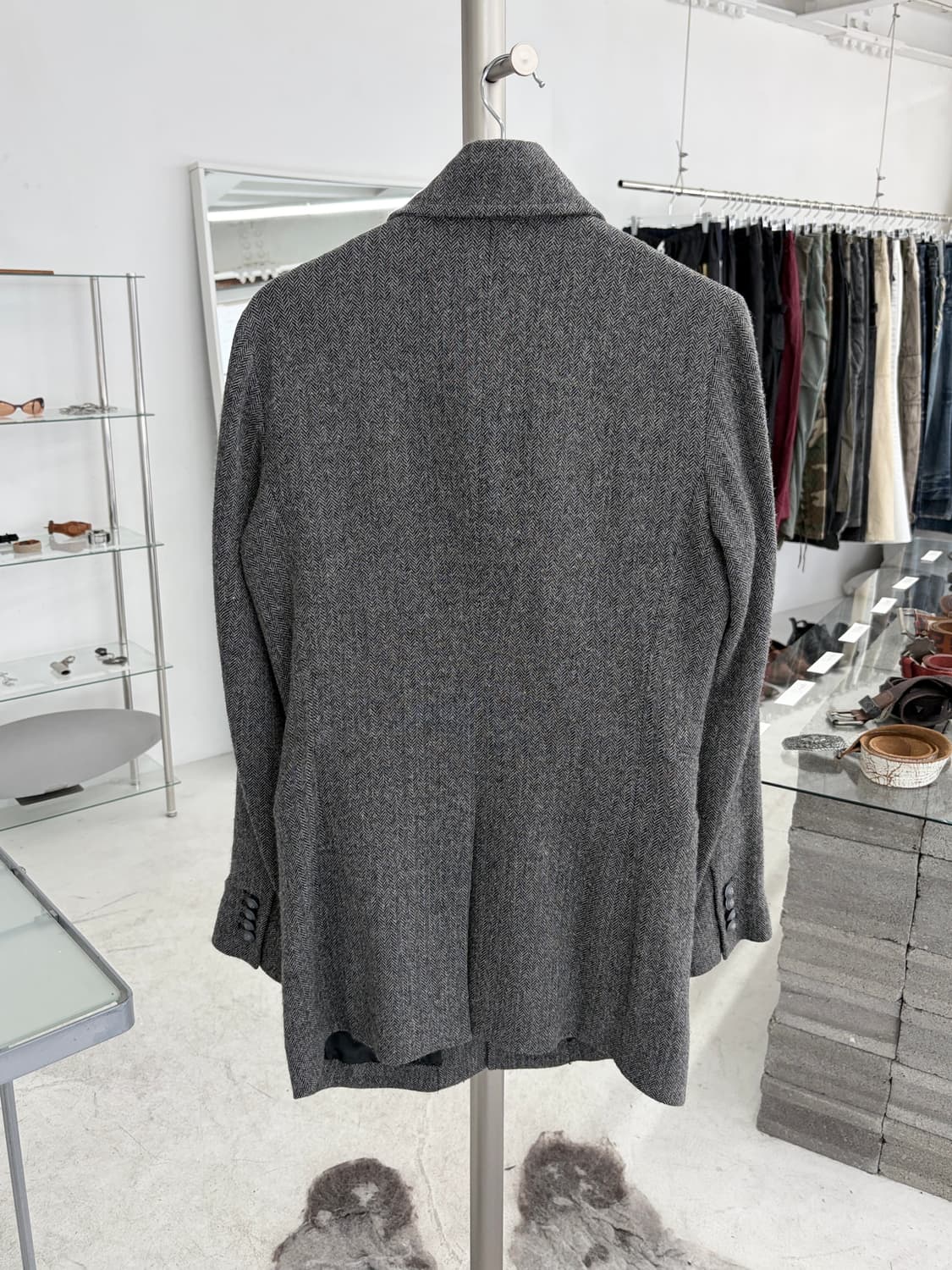 no id 나플레옹 더블 울 코트 상품이미지2