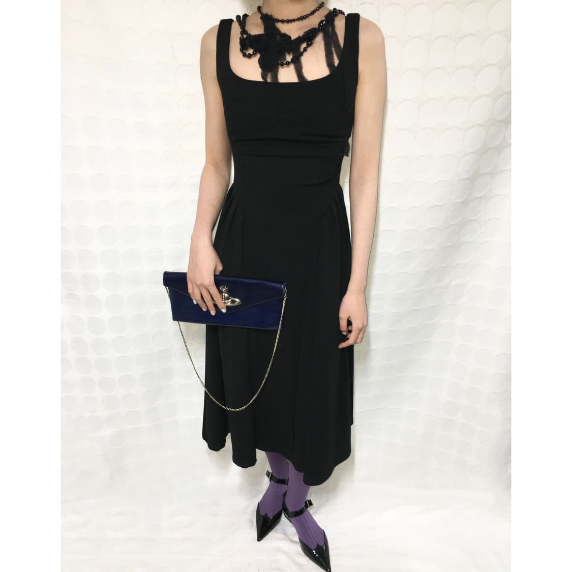 빈티지 드레이핑 원피스 상품이미지2