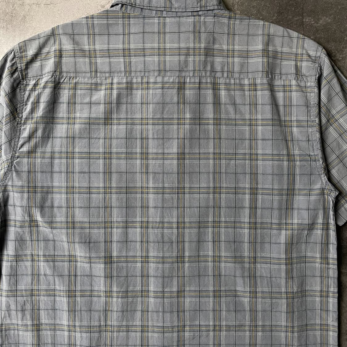 DICKIES 디키즈 블루그레이 체크 반팔 워크셔츠 A01019 상품이미지7