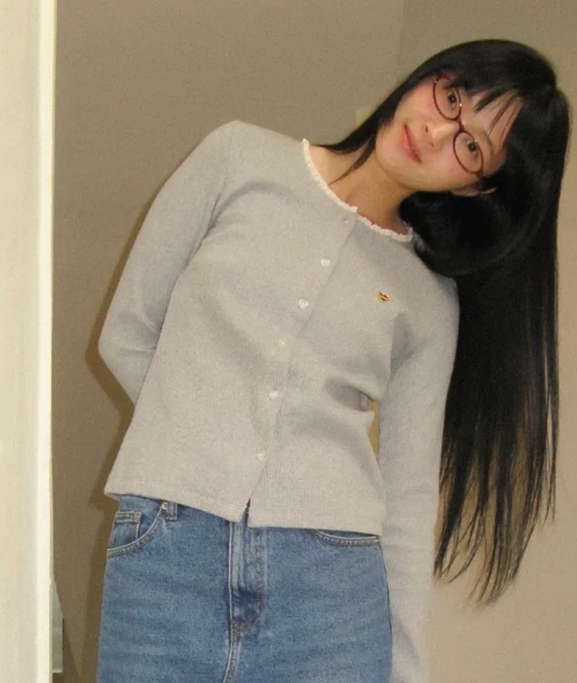 론론 가디건 (grey) 상품이미지1