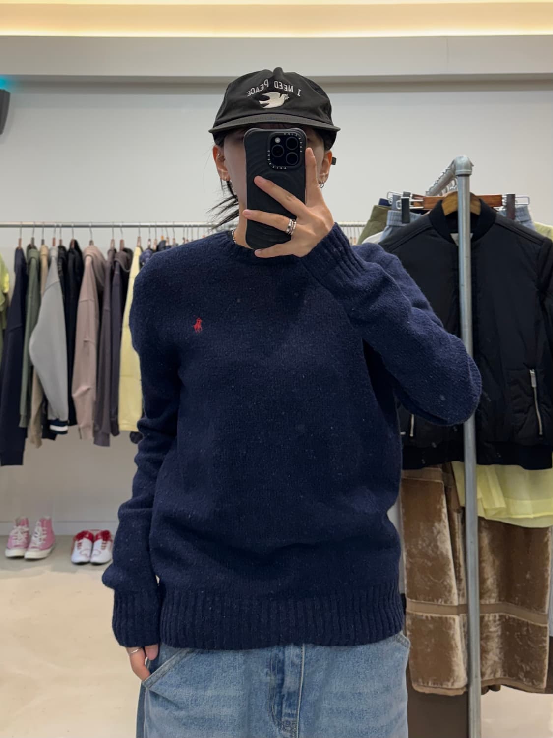 폴로 랄프로렌 니트 네이비 상품이미지4