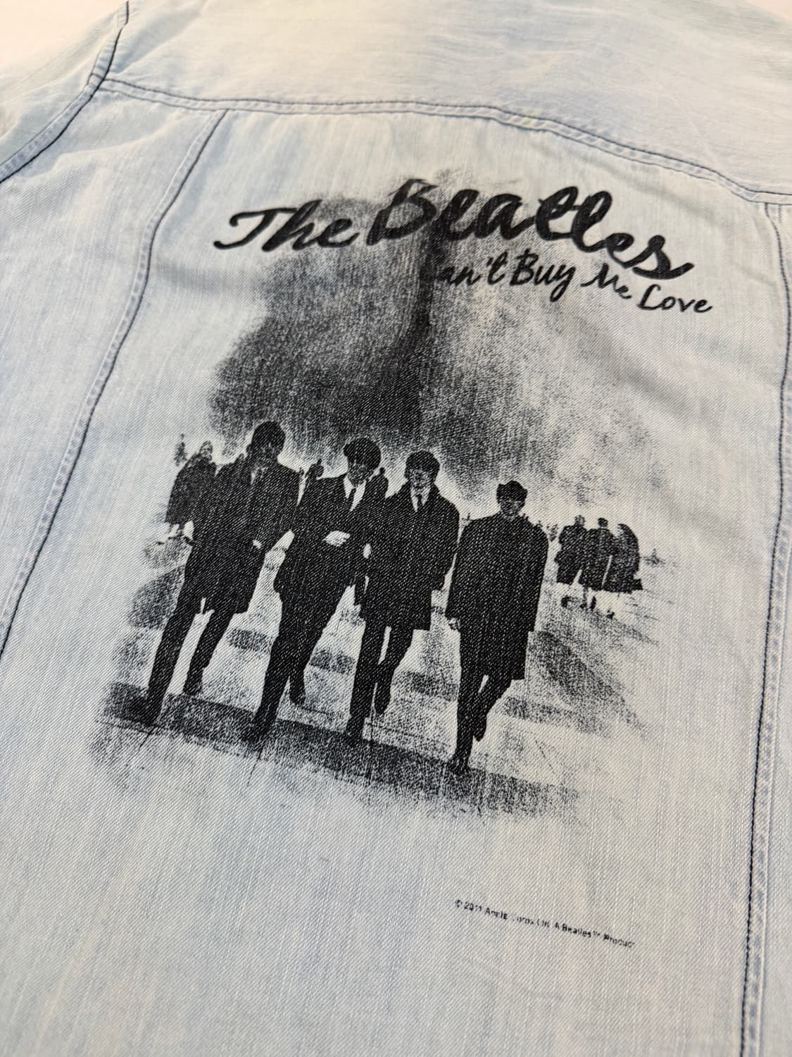 국내유일) 빈티지 비틀즈 백프린팅 데님셔츠 상품이미지2