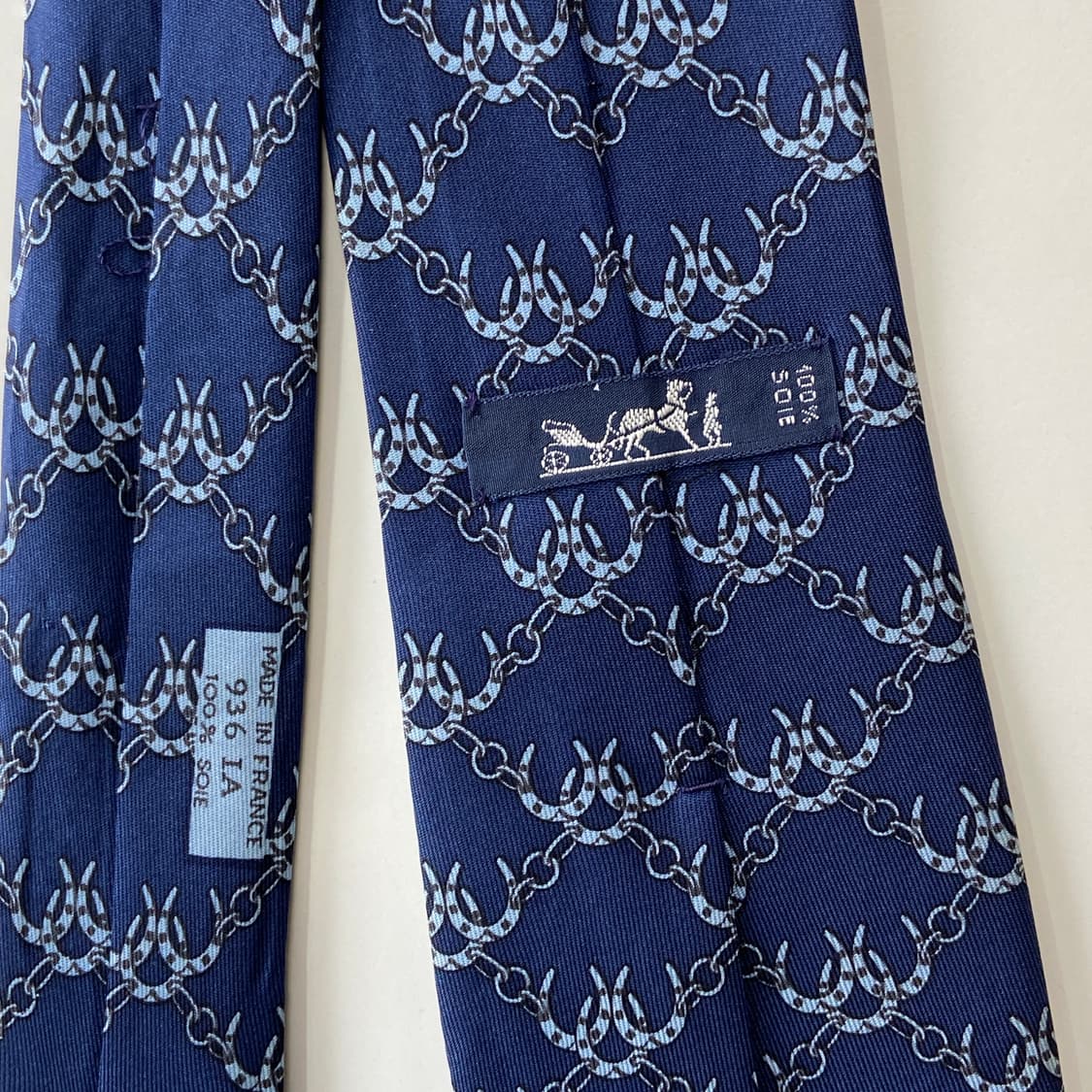 에르메스 명품 정품넥타이(HERMES)8.3cm 상품이미지5