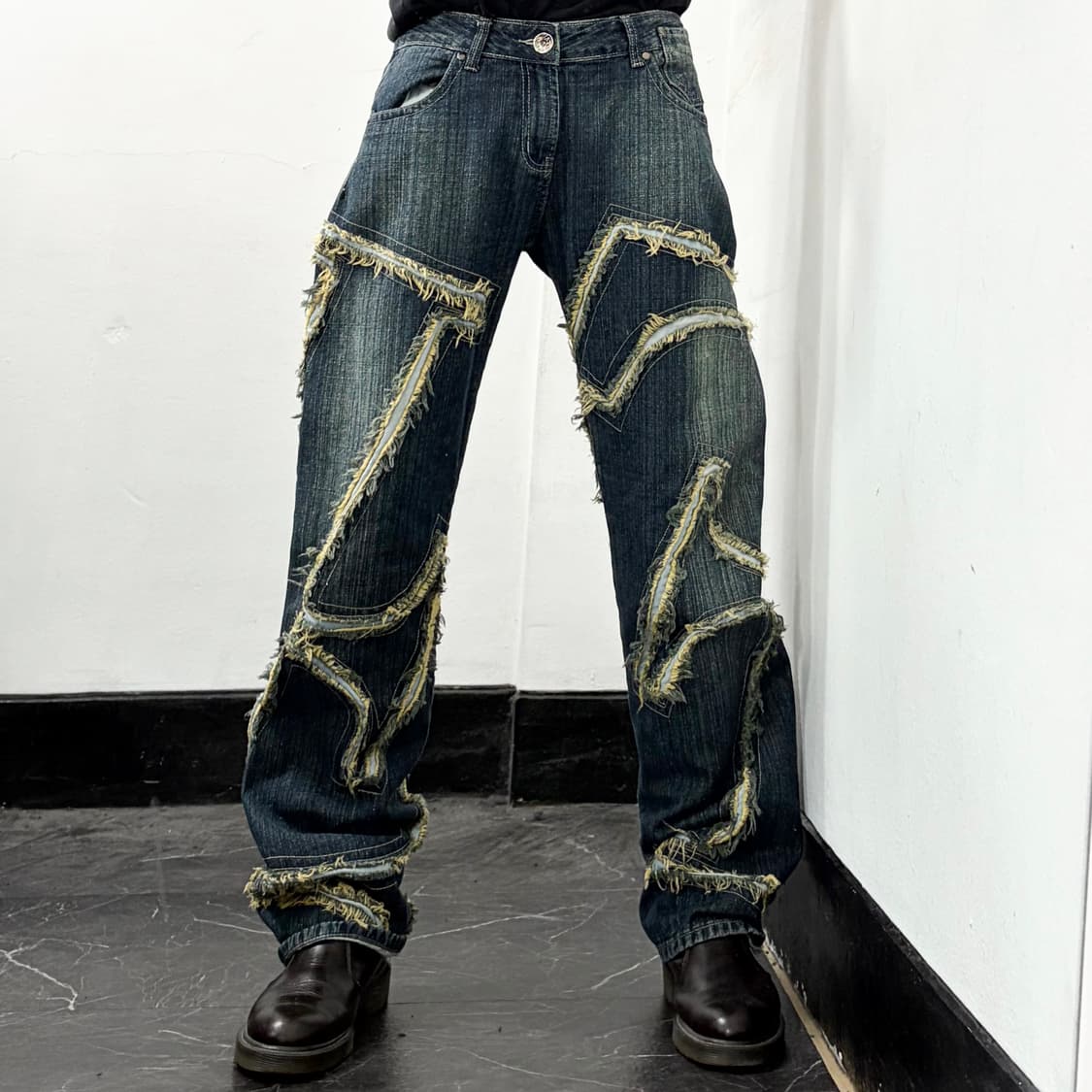 Deflava 데미지 데님 팬츠 상품이미지2