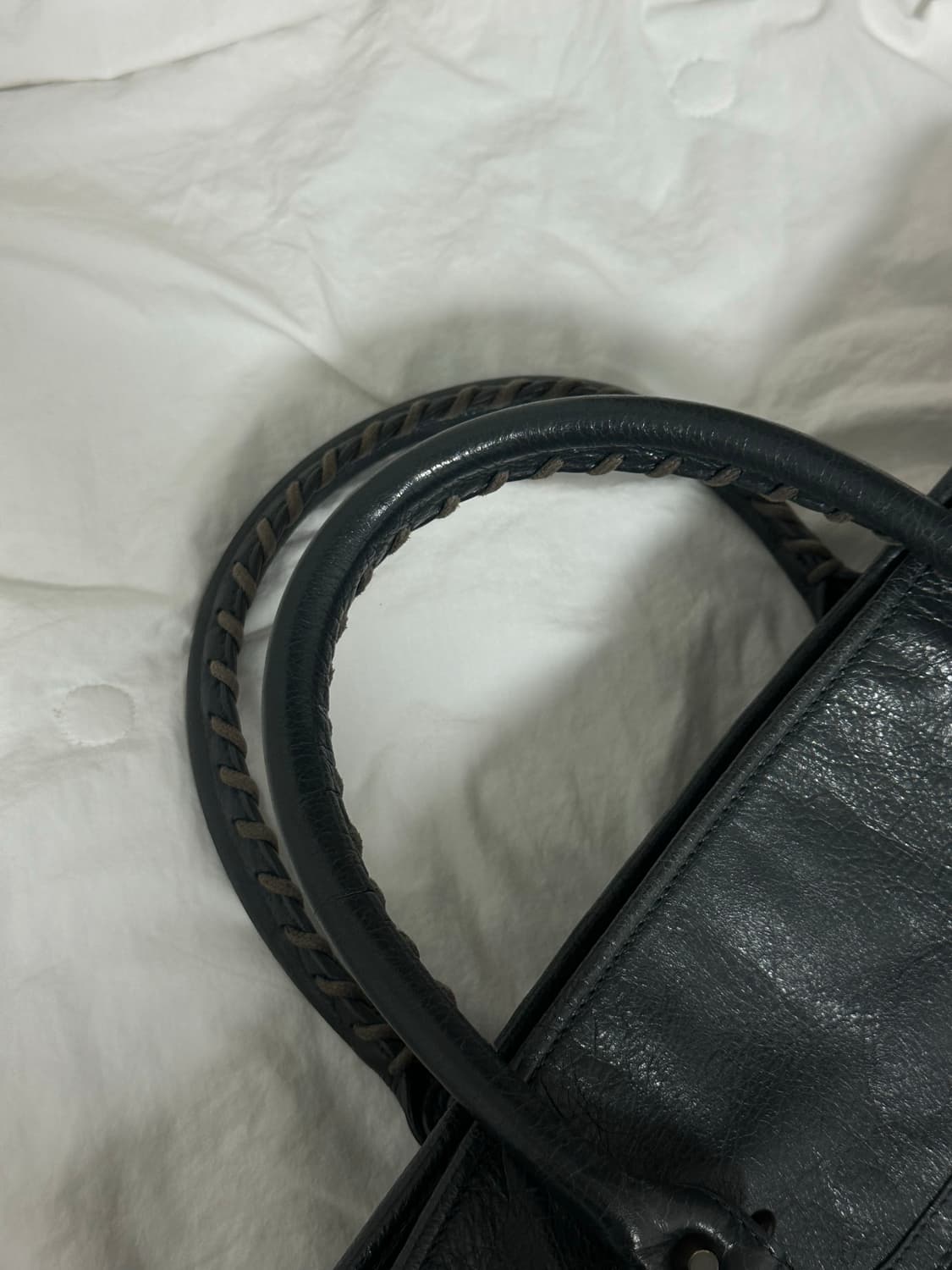 발렌시아가 모터백 라지 다크그레이 상품이미지7