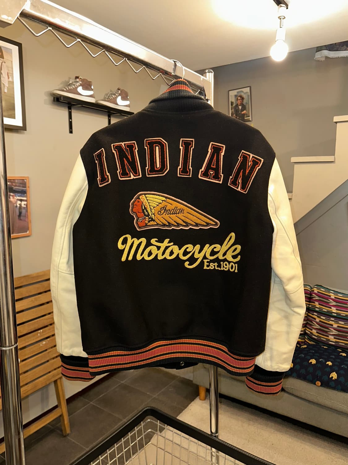 Indian Motorcycle logo patch varsity  상품이미지9