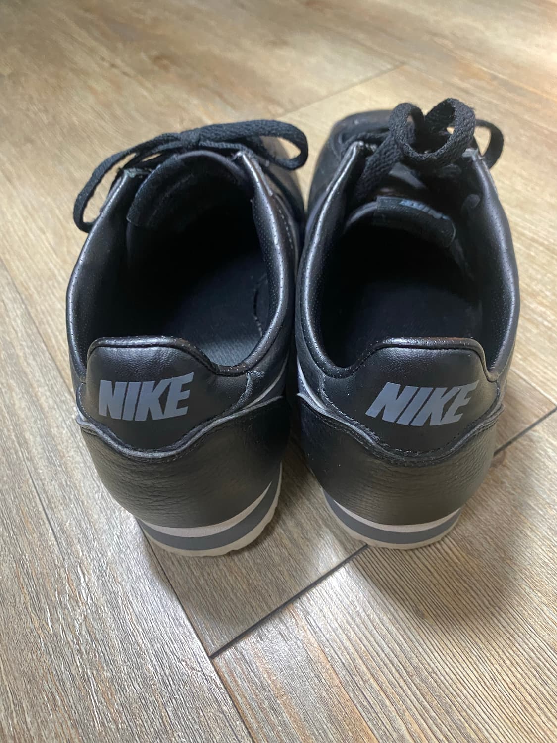 나이키 클래식코르테즈 레더블랙다크그레이 상품이미지2