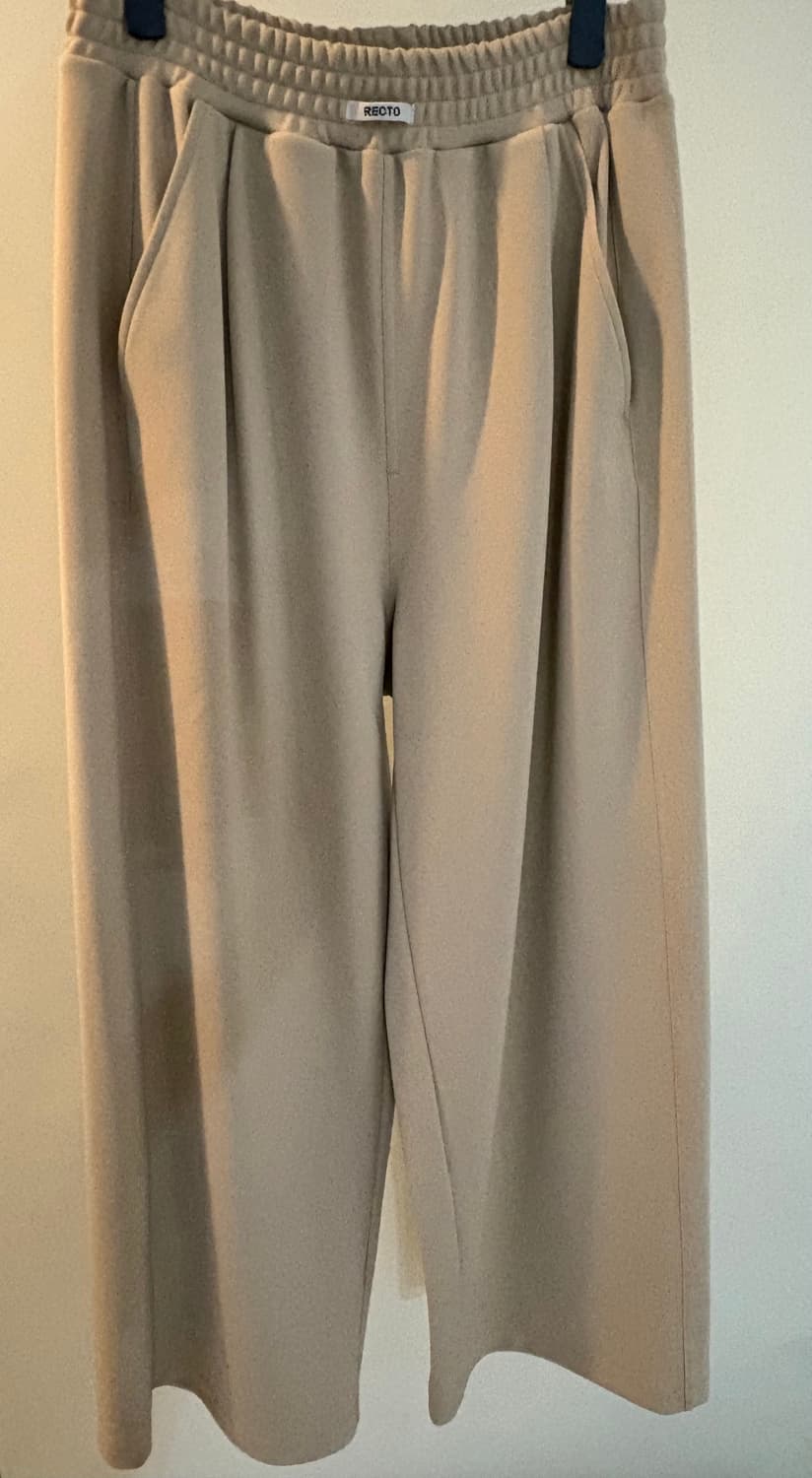 렉토 트리콧팬츠 베이지 m 상품이미지1