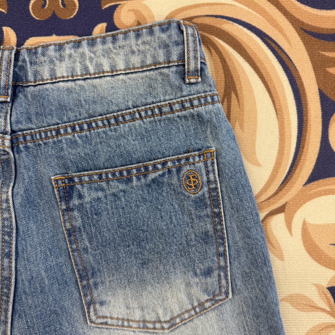 (S)시야쥬 SUYAZU 중청 데님팬츠 상품이미지7