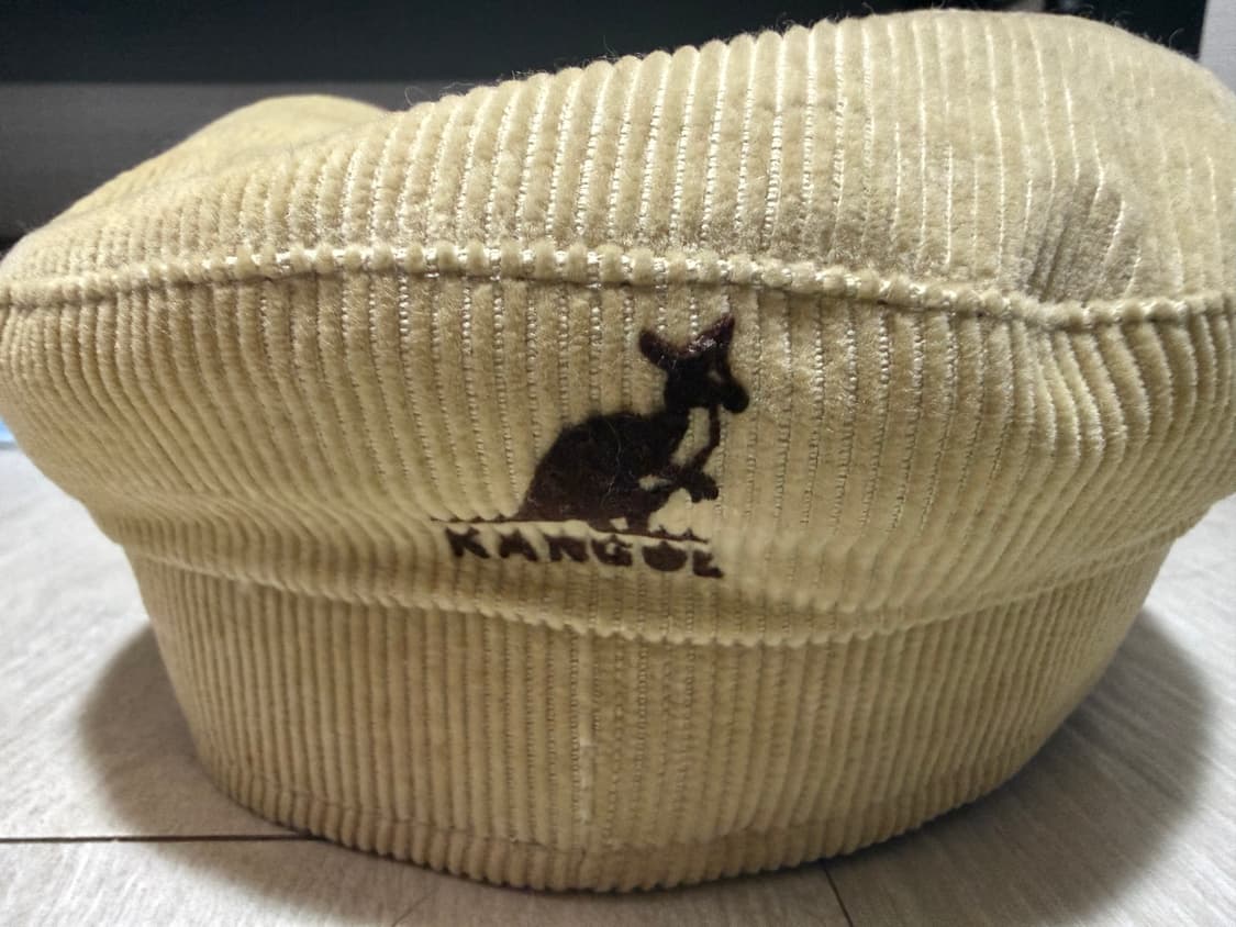 1996년 캉골 베이지 코듀로이 레논모자 - 레어템 상품이미지10