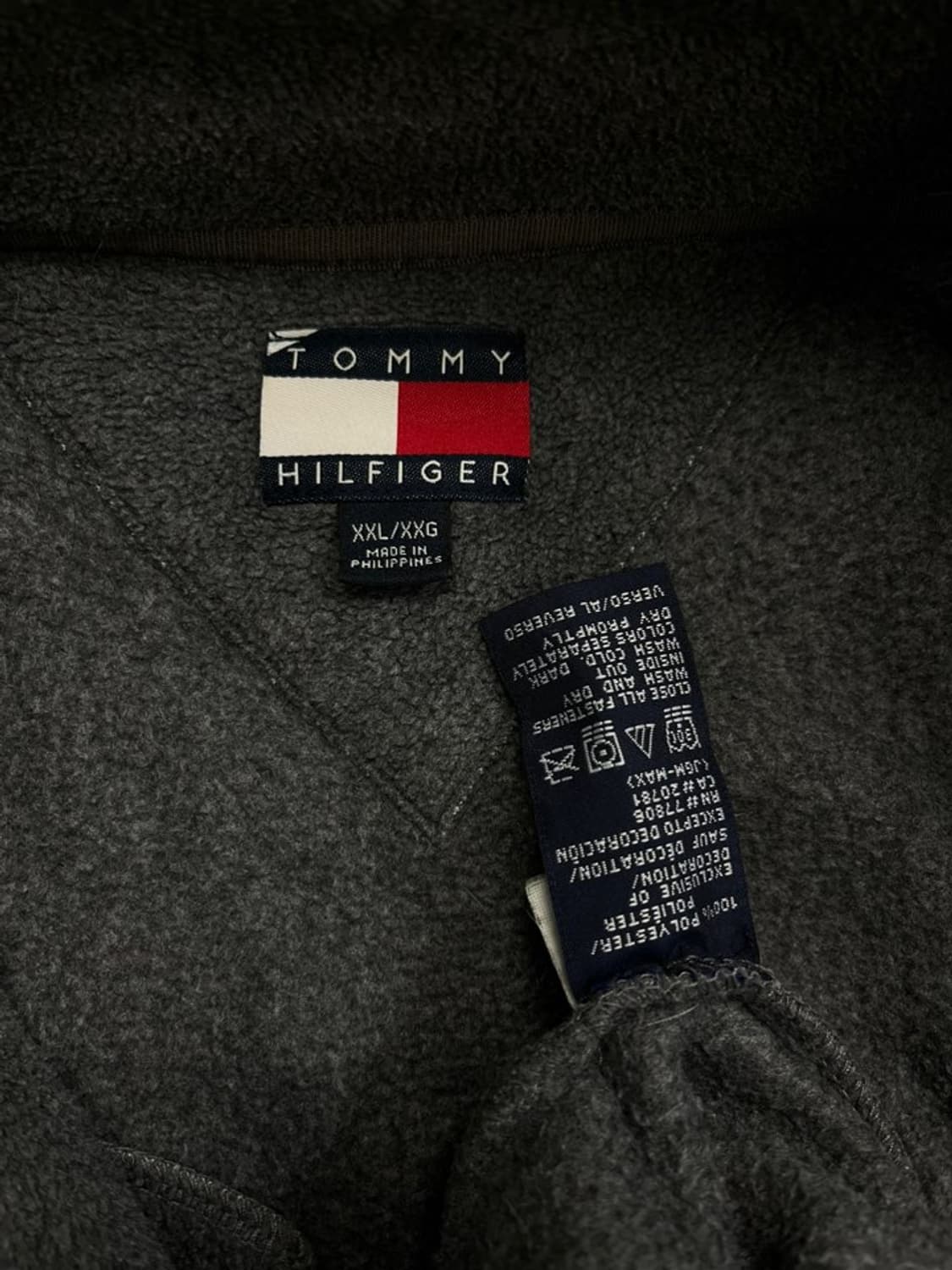 타미힐피거 올드스쿨 반집업 후리스/#3425 상품이미지4