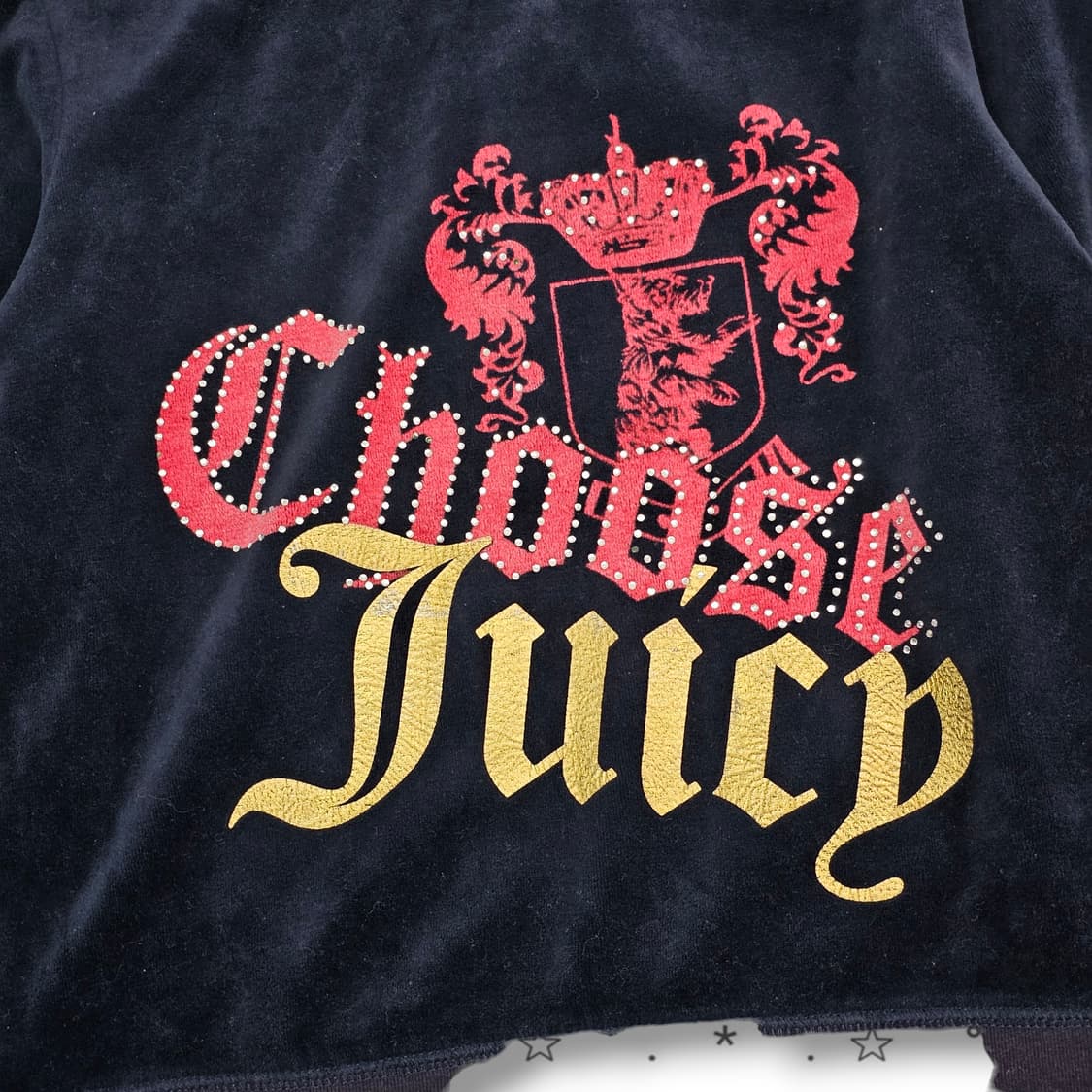 JUICY COUTURE 네이비 벨벳 후드집업 상품이미지6