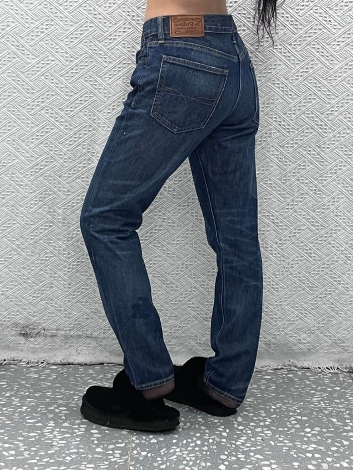 폴로 랄프로렌 스트릿 키치 커스텀 페인팅 데님팬츠 33인치 C10969 상품이미지1