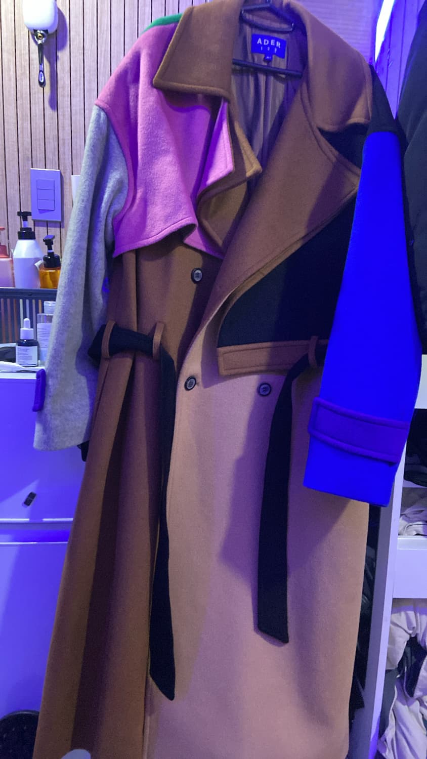 아더에러 로브 컬러블록코트 a2 상품이미지3