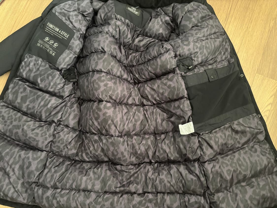 상태최상 코오롱 안타티카 구스 롱패딩 롱기장 여 95 상품이미지4