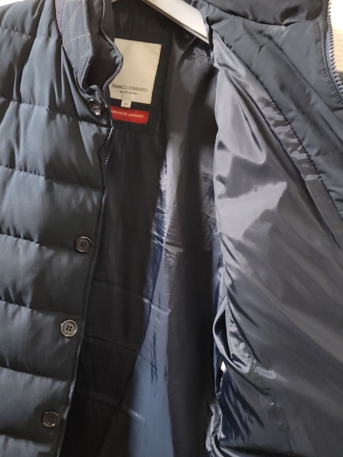 프랑코 페라로 남성 네이비 패딩 S 사이즈 상품이미지6