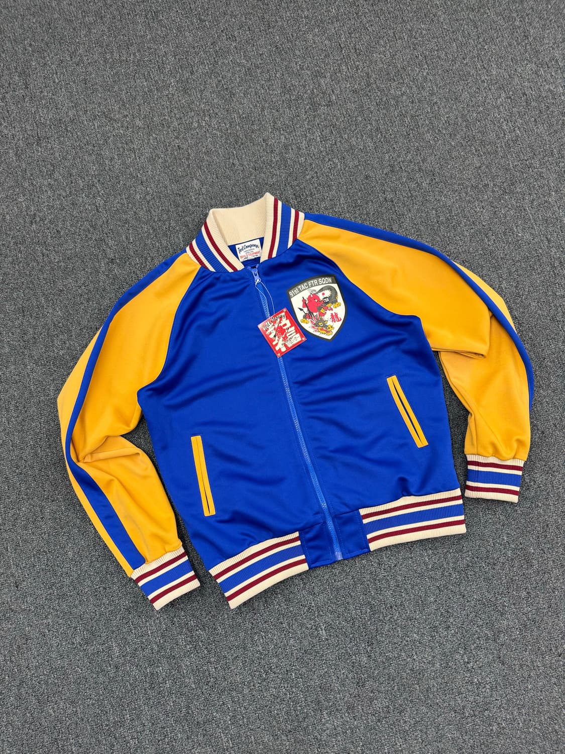 M)테드 컴퍼니 빈티지 프린팅 투톤 져지 상품이미지4