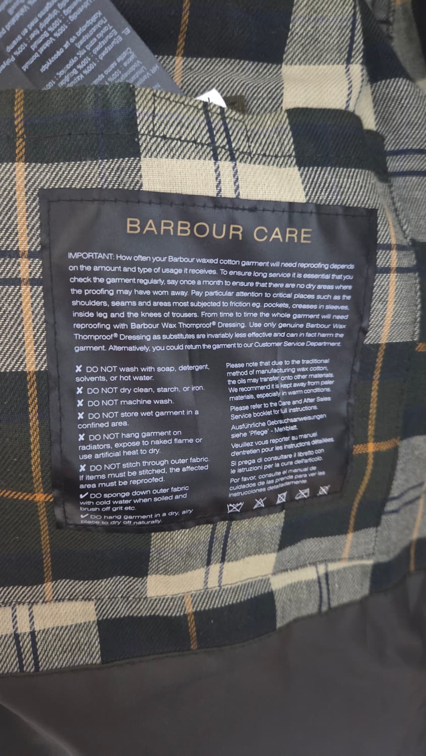 바버 비데일 왁스자켓 상품이미지4