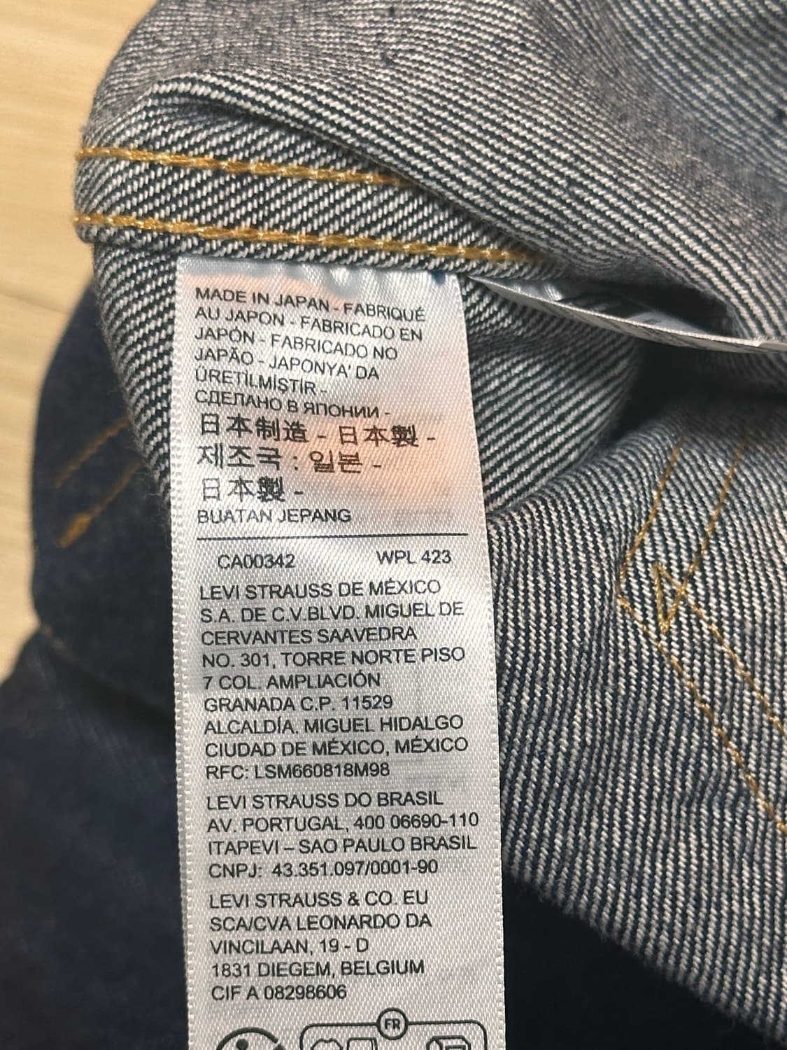 리바이스 LVC 1936 타입투 42 사이즈 상품이미지7