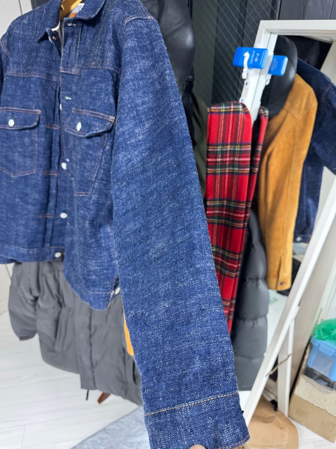 스튜디오 다치산 남극슬럽 데님자켓 팝니다 상품이미지3