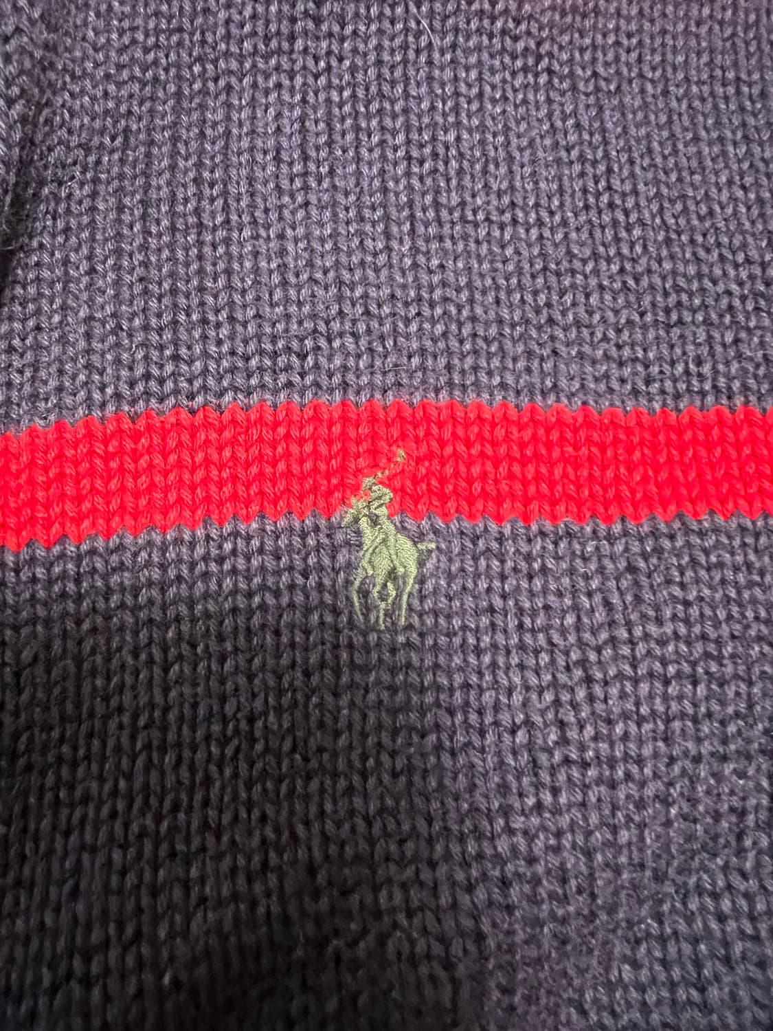 폴로 니트집업 상품이미지1