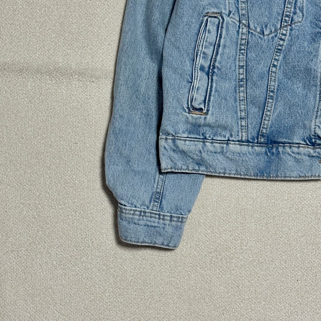 망고 데님 청자켓 상품이미지4