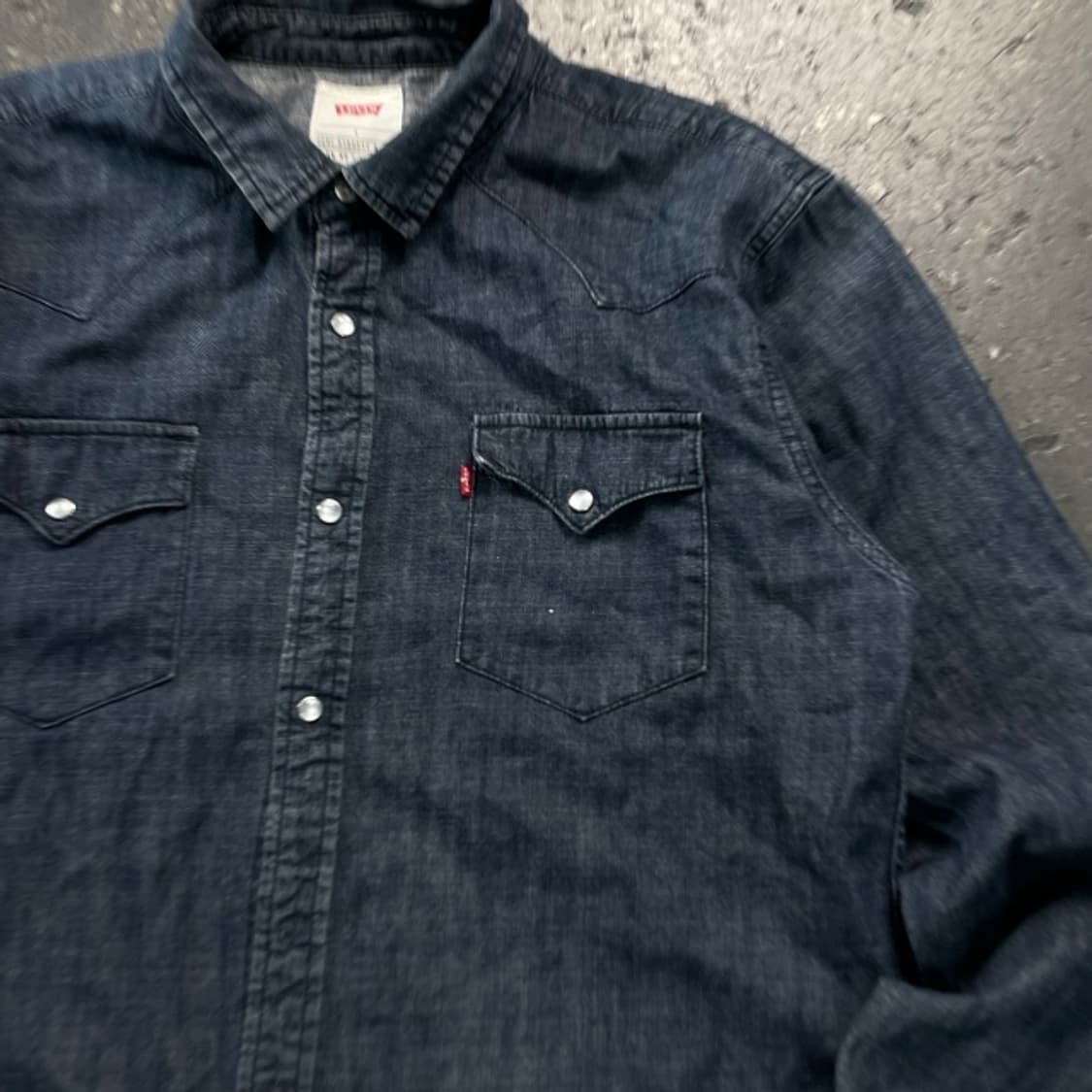 100 리바이스 웨스턴 데님셔츠  상품이미지2