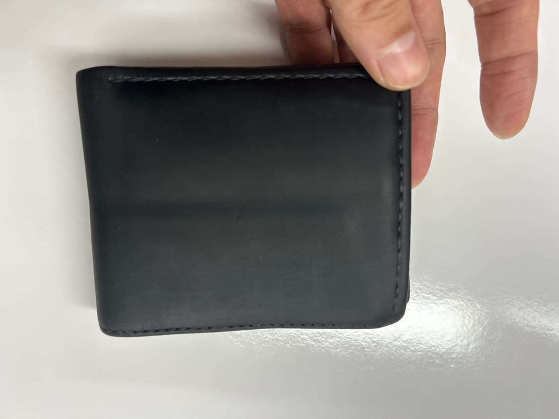 goros 고로스 새들레더 블랙 콘초 반지갑 상품이미지4