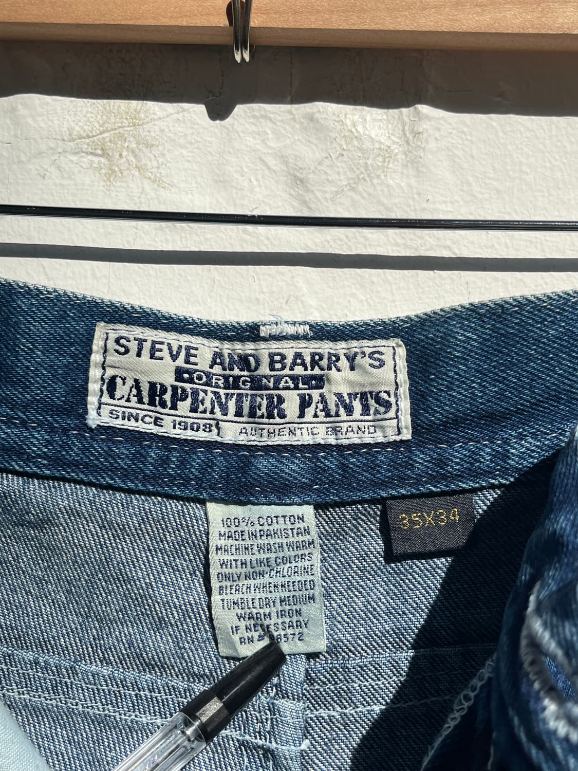 Steve and Barrys 카펜터 데님 팬츠 35x34 상품이미지2