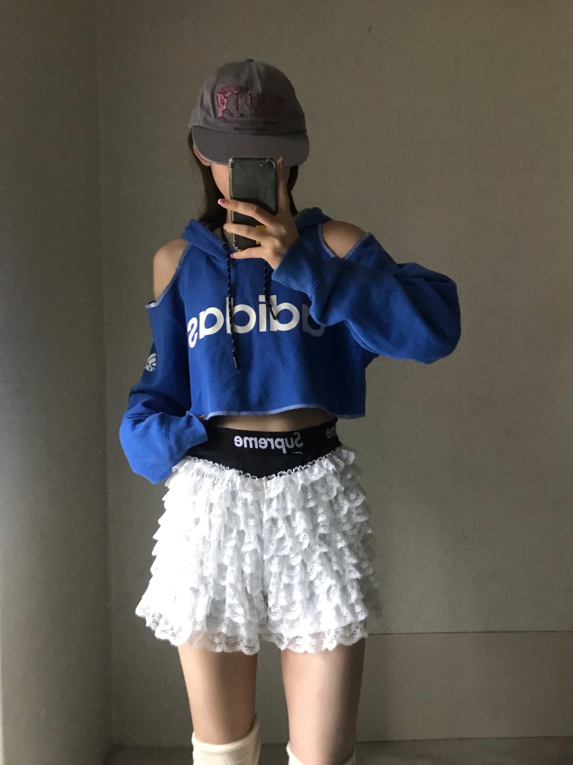 아디다스 커스텀 후드티 상품이미지2