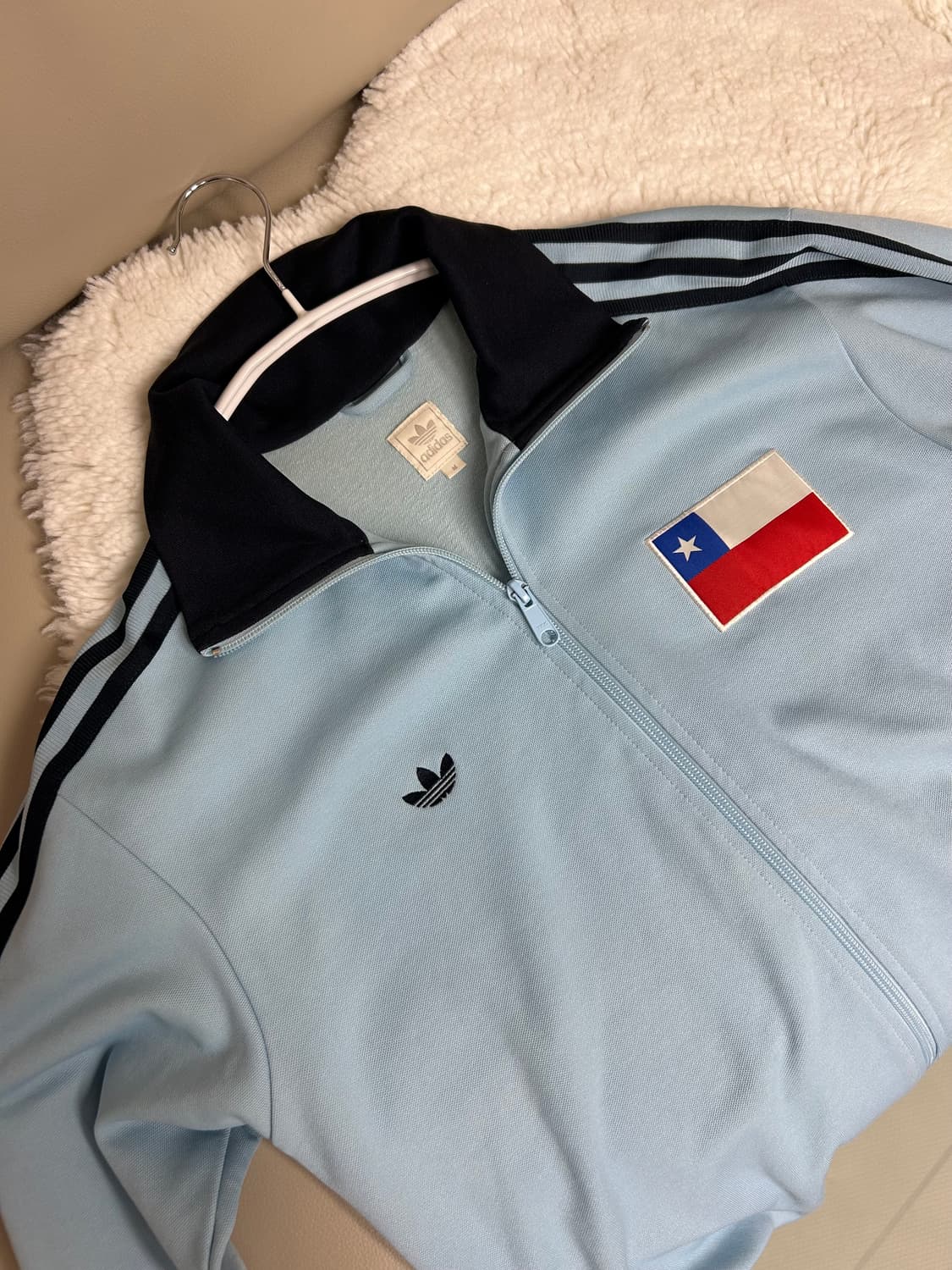 아디다스 칠레 베켄바우어 져지 스카이블루 상품이미지2