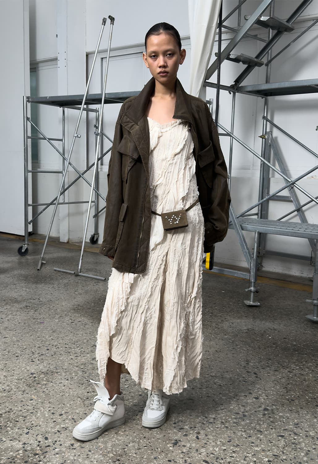 오픈와이와이 카고 포켓 필드 자켓 브라운 상품이미지3