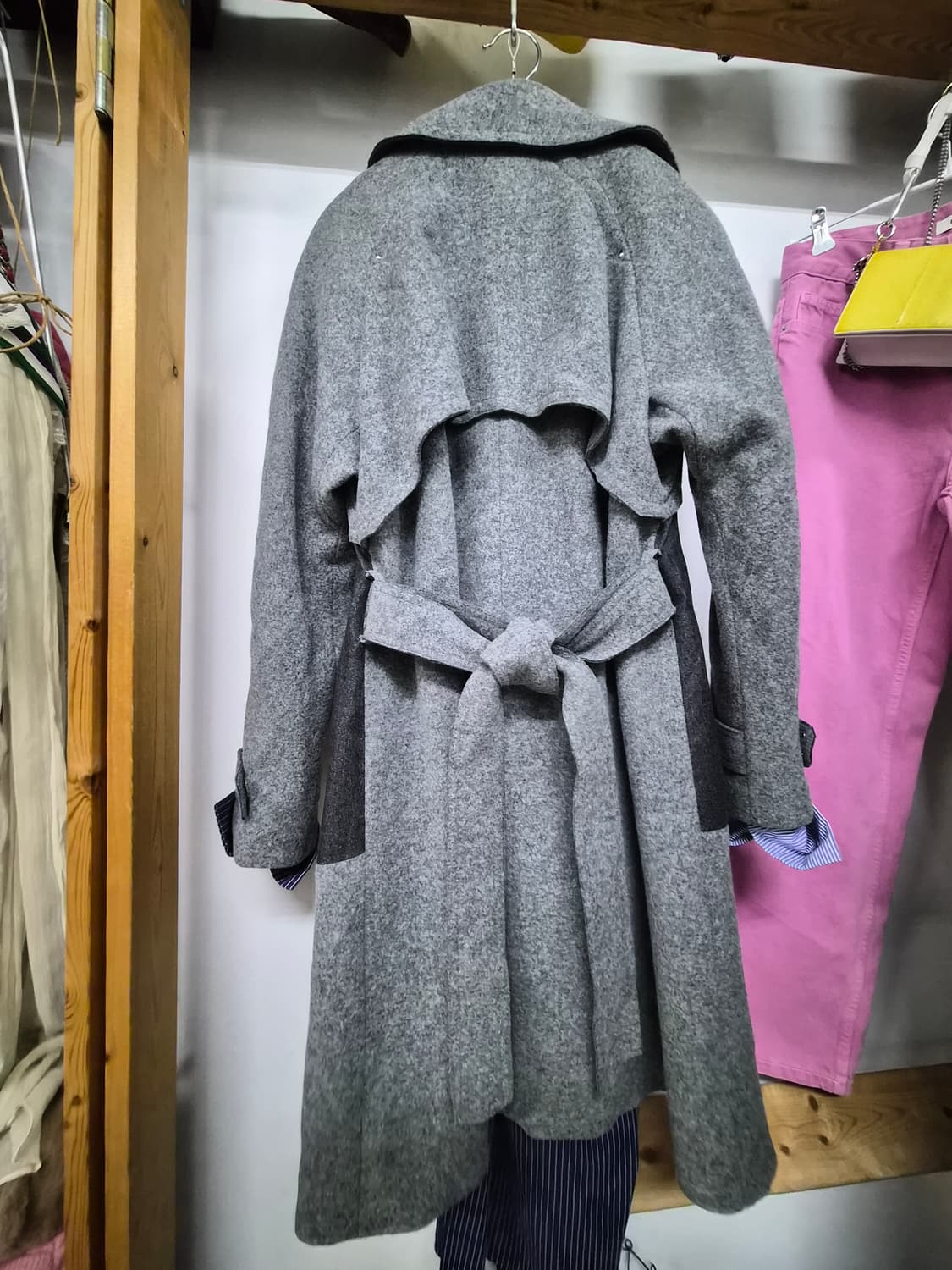 보브 트렌치 울 트렌치 코트 상품이미지2