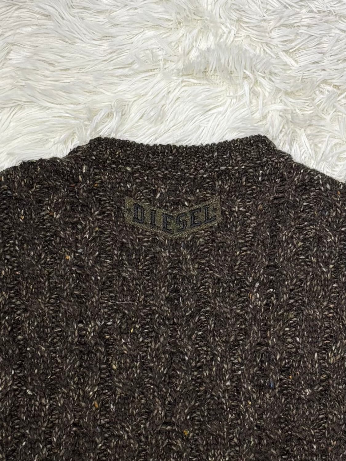 디젤 배색 니트 상품이미지5