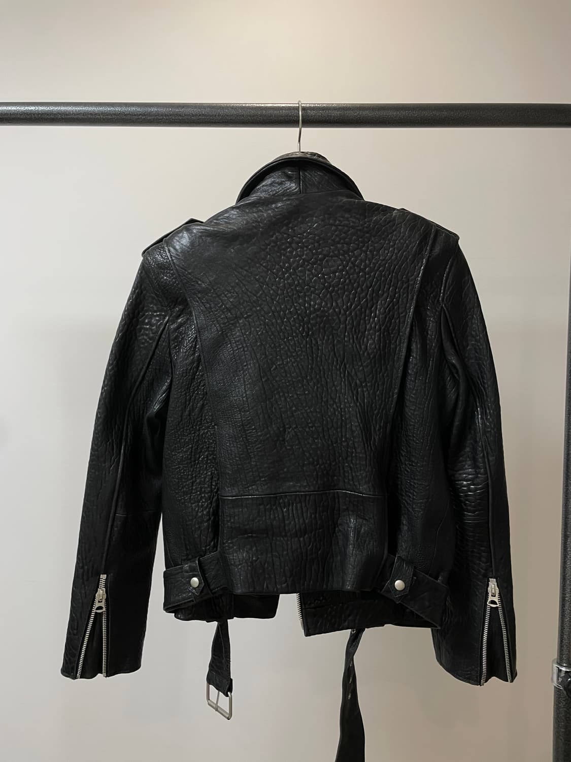 양가죽 라이더 레더 자켓 상품이미지5