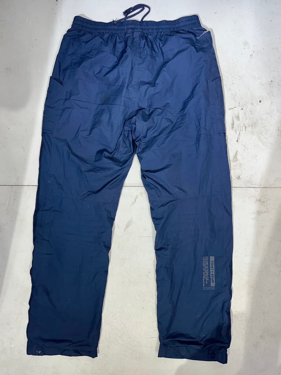 아디다스 와이드 네이비 삼선 트랙 팬츠 XL 상품이미지5