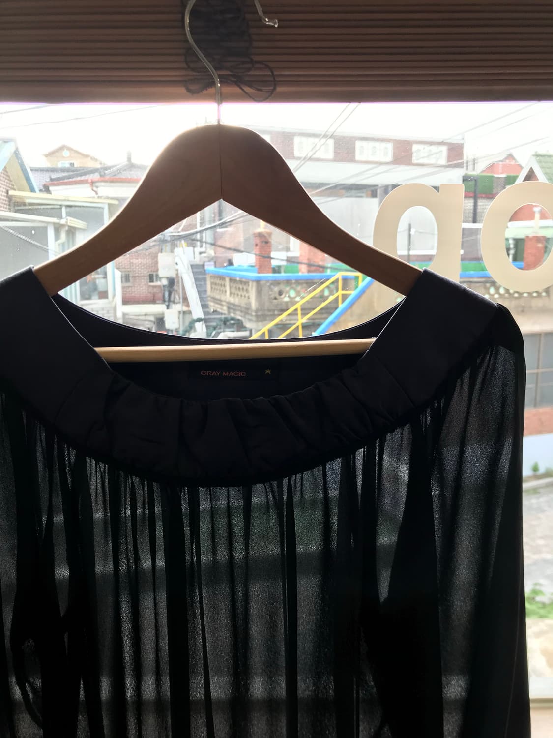 vintage see-through blouse 상품이미지5