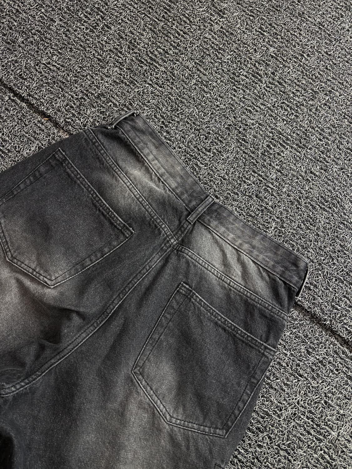 빈티지 아카이브 멀티 포켓 와이드 카고 데님 팬츠 2422 상품이미지6