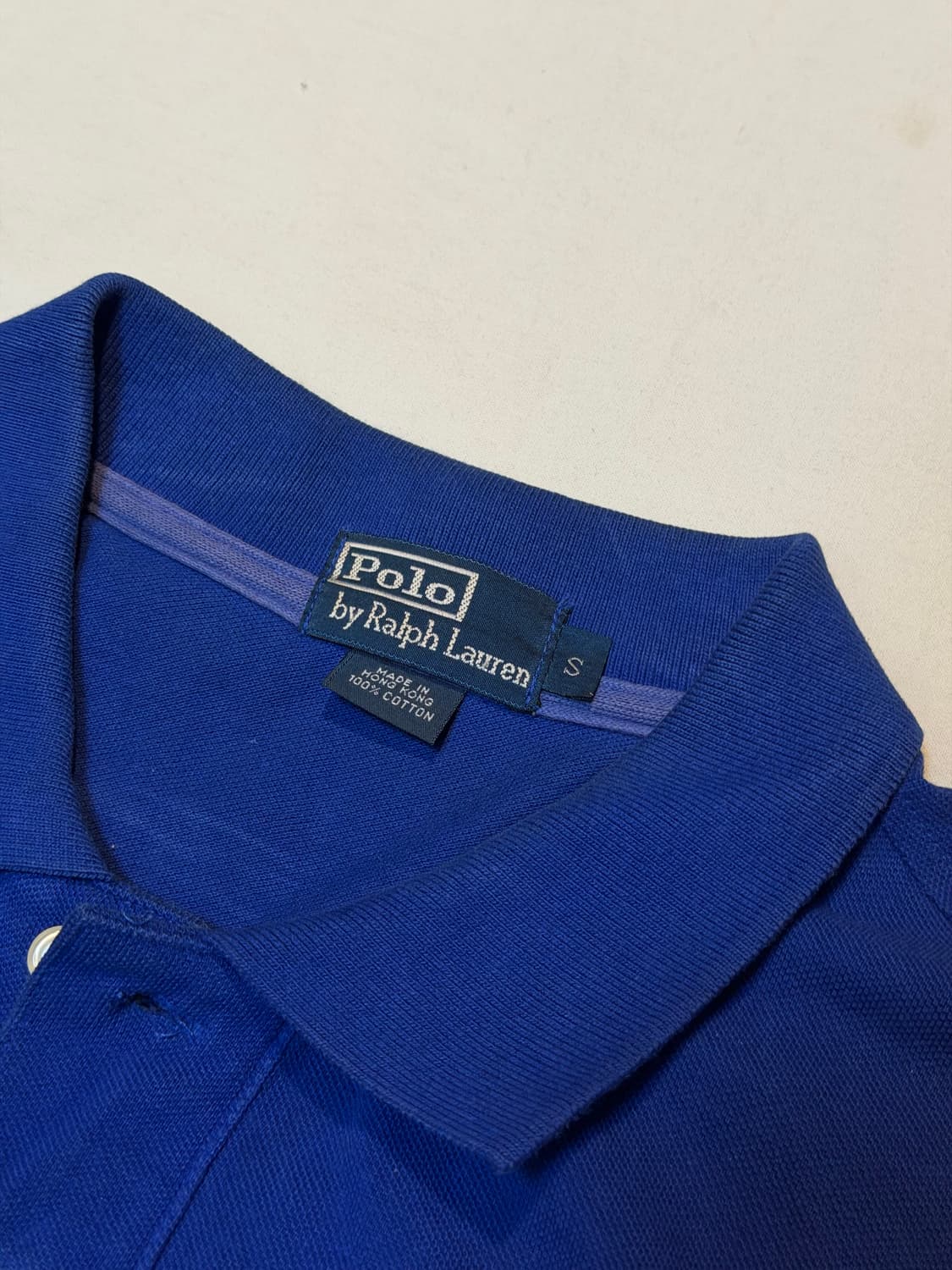 폴로 랄프로렌 빅포니 치프키프 롱슬리브 카라티 블루 상품이미지2