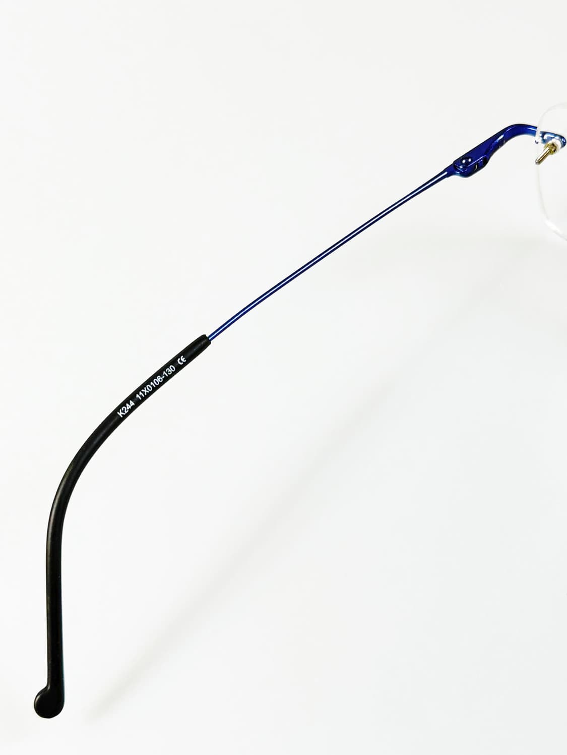 90s KIPLING 무테 스퀘어 블루 메탈 빈티지 안경 상품이미지7