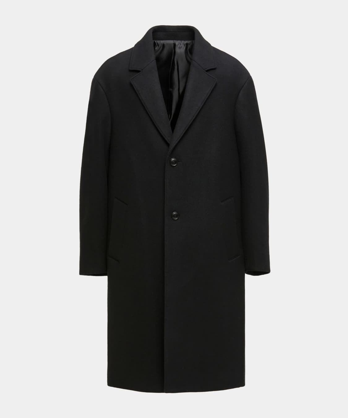 [22FW] 쿠어 COOR MTR 투 버튼 싱글 코트 (블랙) 상품이미지1