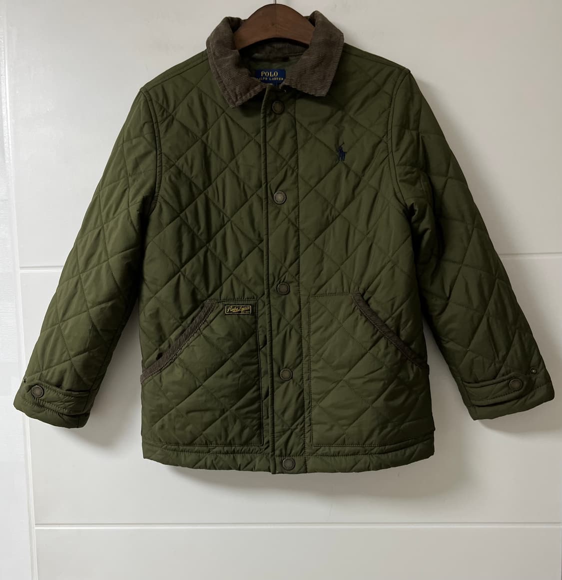 폴로 퀄팅 자켓 아동 8세 상품이미지1