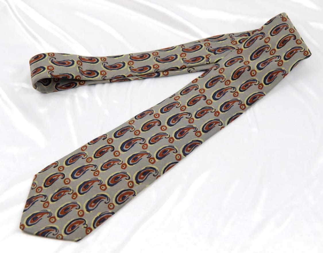 발렌티노 8.7cm A+등급 페이즐리 남자 명품 넥타이 상품이미지2