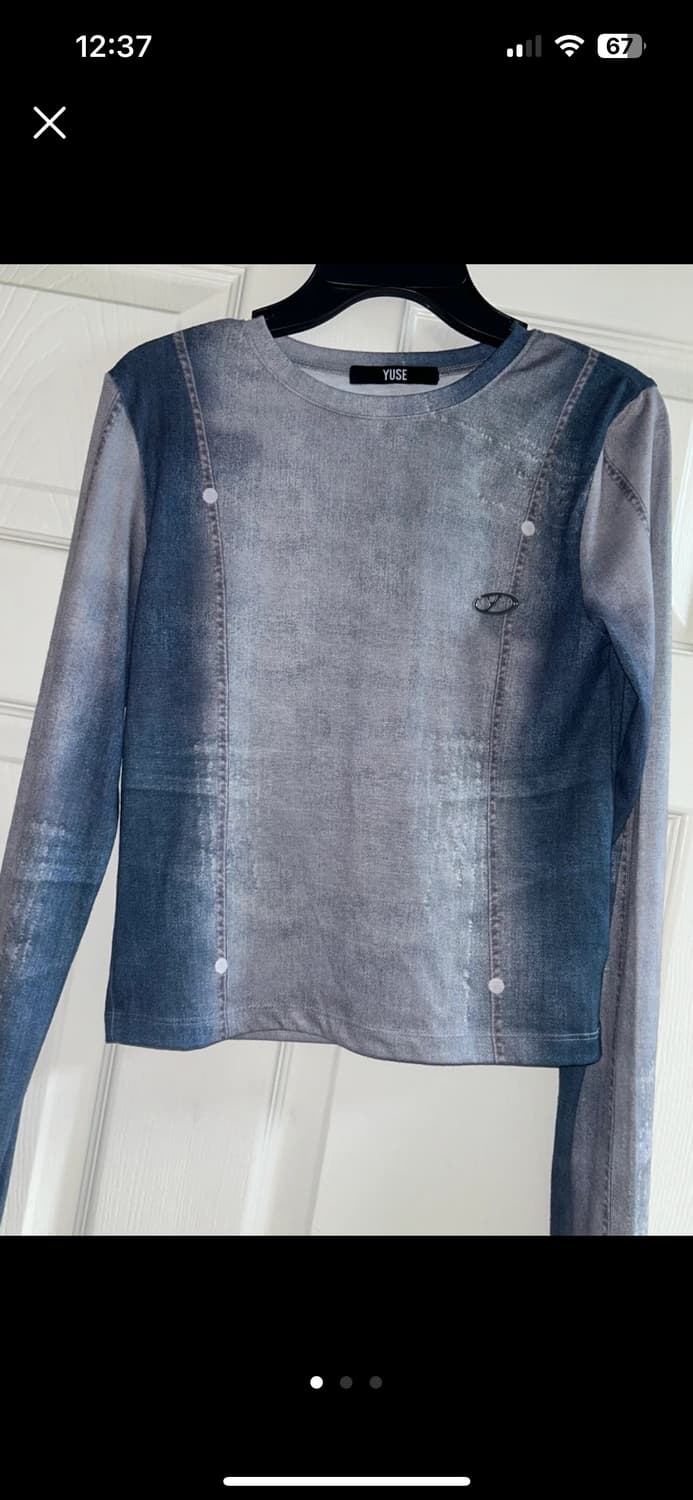 YUSE 데님 스타일 긴팔 상품이미지2