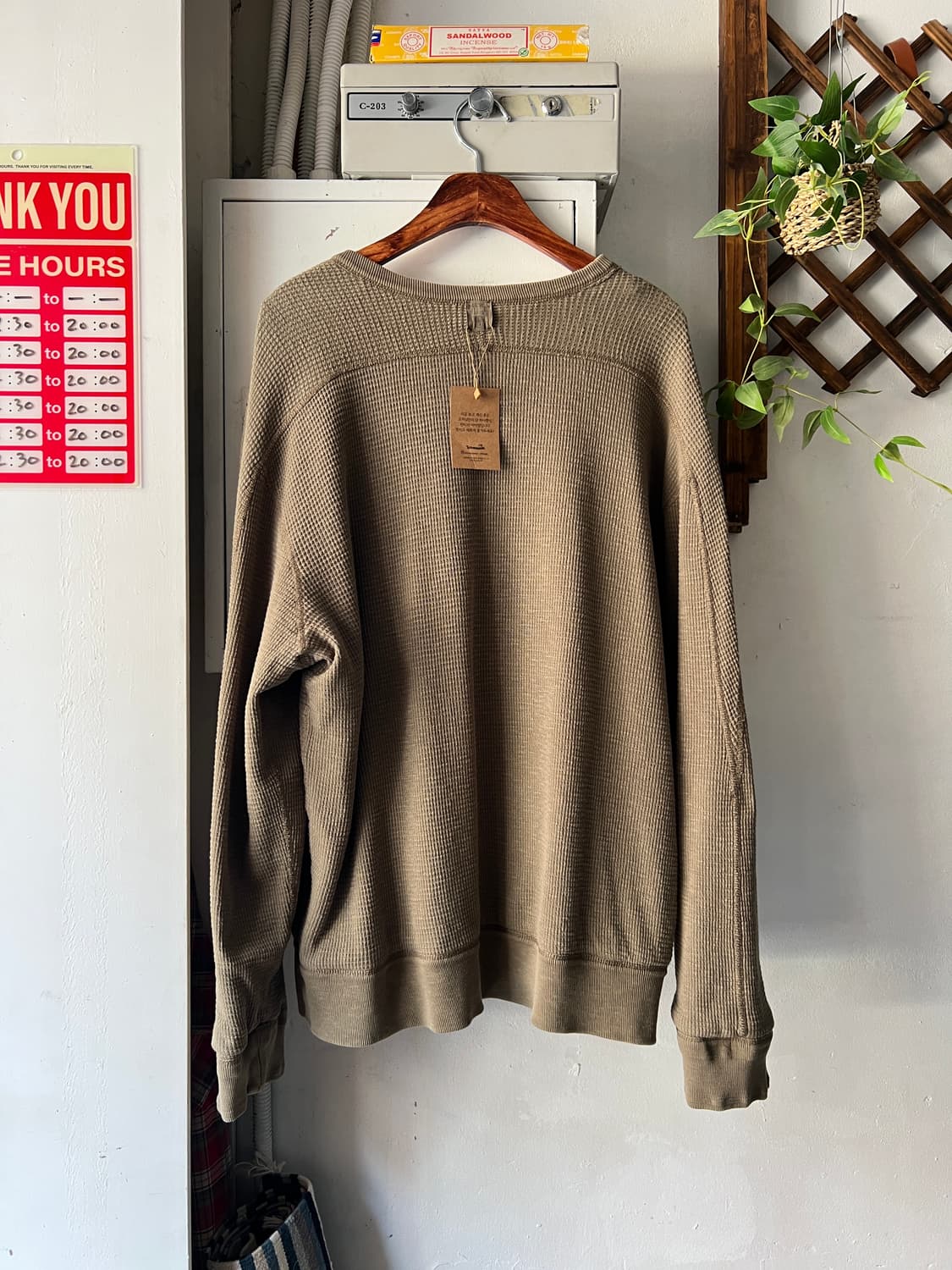 [XL]폴로 랄프로렌 리버시블 카키 써멀 스웻셔츠 상품이미지7