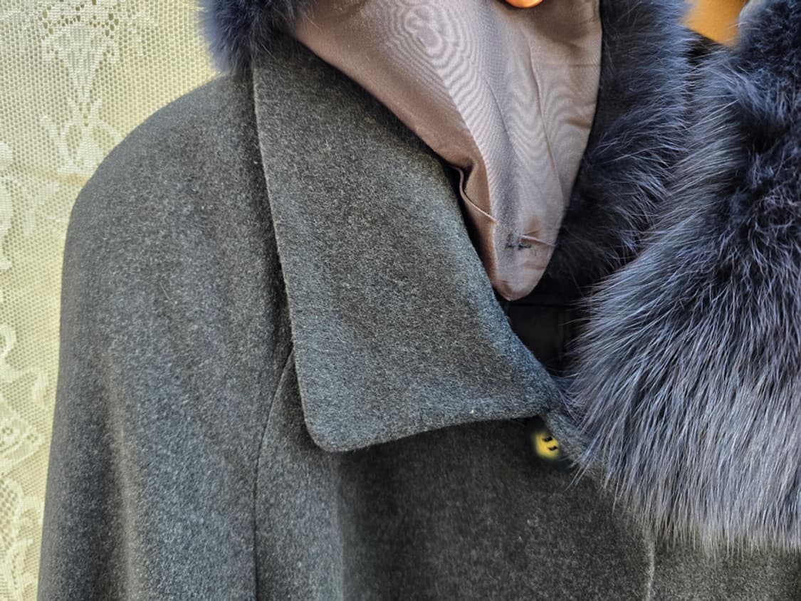 캐시미어 100% 천연 폭스퍼 상품이미지7