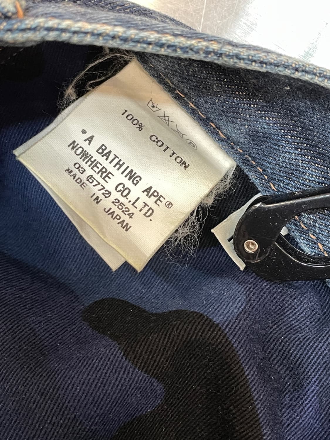 베이프 사루 헤드 데님 팬츠 상품이미지10