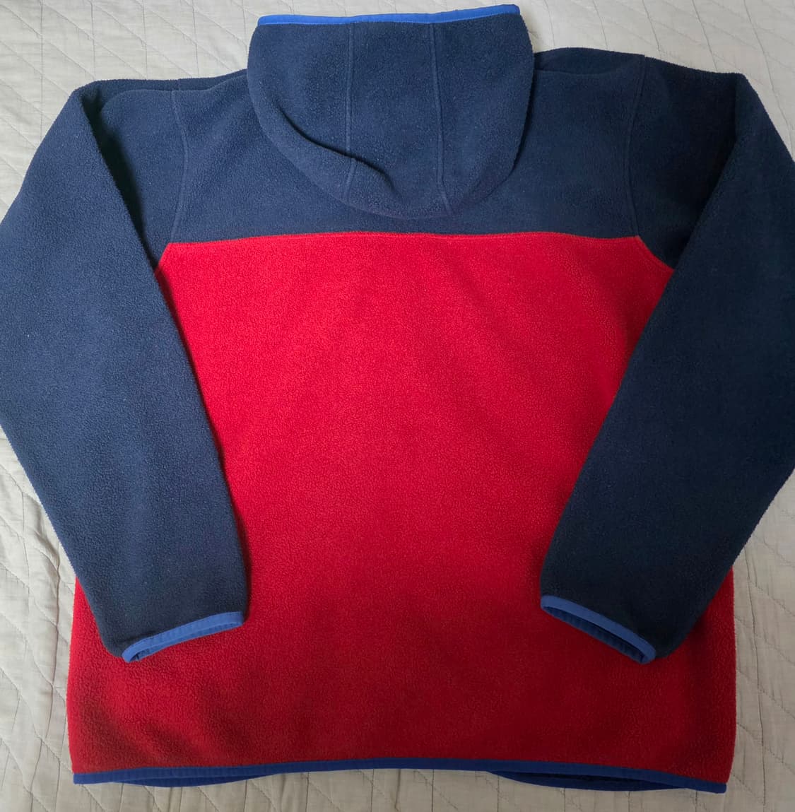 [XL] 빈티지 파타고니아 신칠라 스냅 후드 풀집업 레드/네이비 상품이미지3